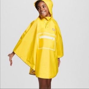 hunter yellow waterproof poncho